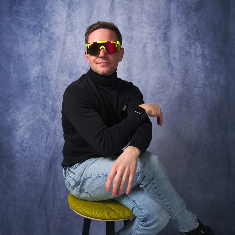 Z87+ Rainbow / Regular | photo_of_person.JPG | The 1993 Original 2.0, safety rated sunglasses from Pit Viper