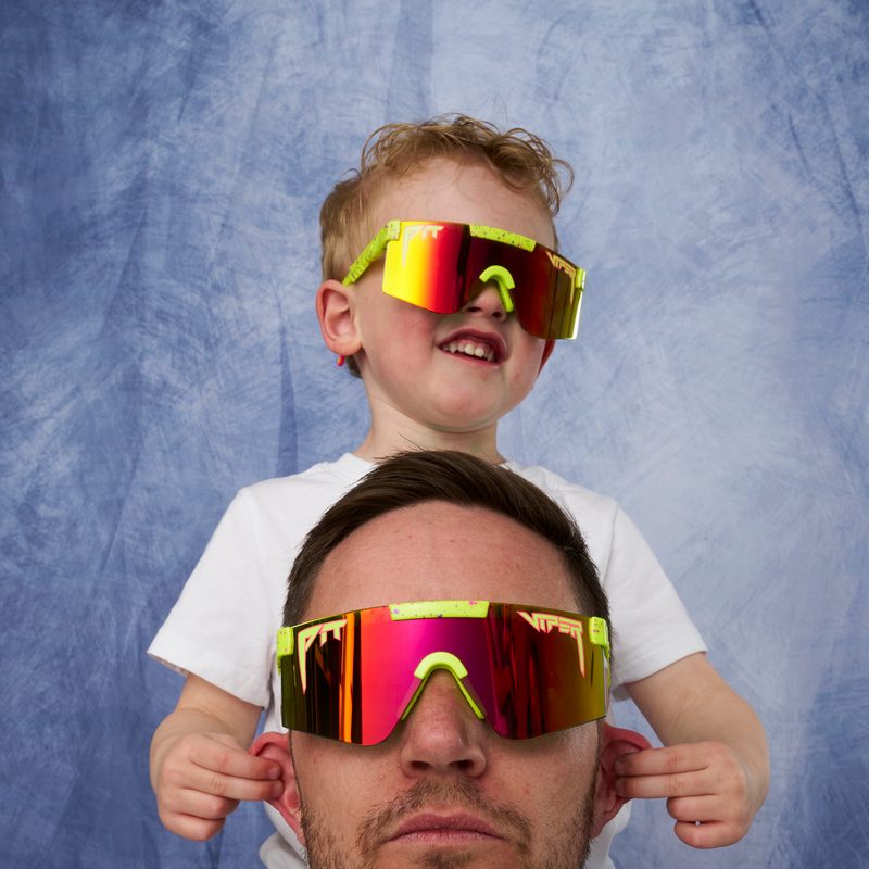 / Rainbow | peach.JPG | The 1993 Junior, child size sunglasses from Pit Viper