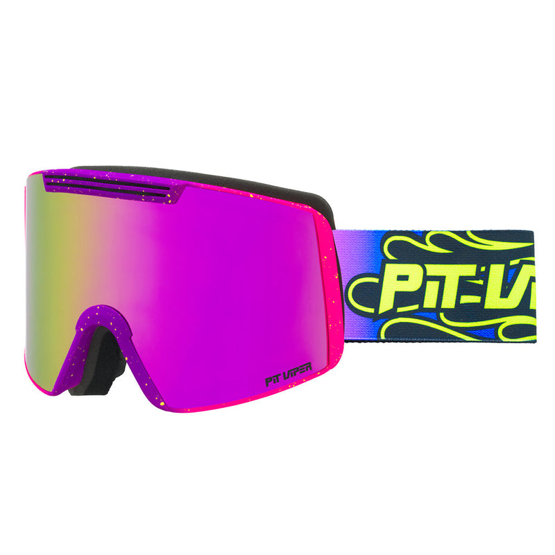Pink / Small | side-view.JPG | The 93 Combustion Backslap Ski & Snowboard Goggle from Pit Viper