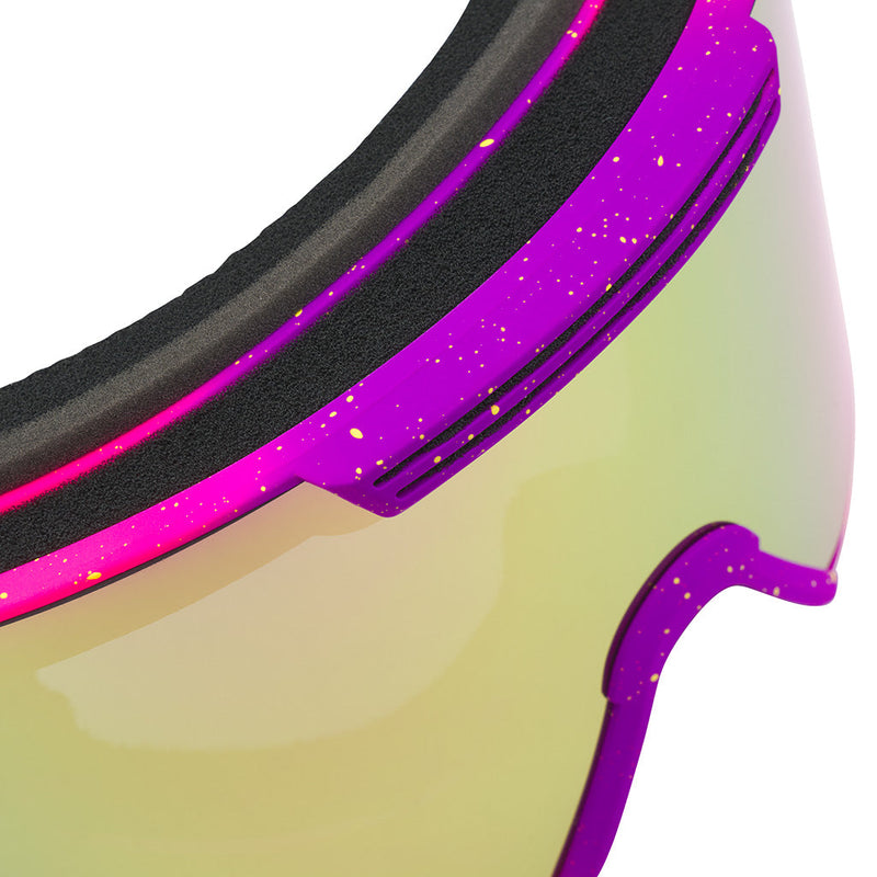 Pink / Small | im_ready_for_my_closeup.JPG | The 93 Combustion Backslap Ski & Snowboard Goggle from Pit Viper