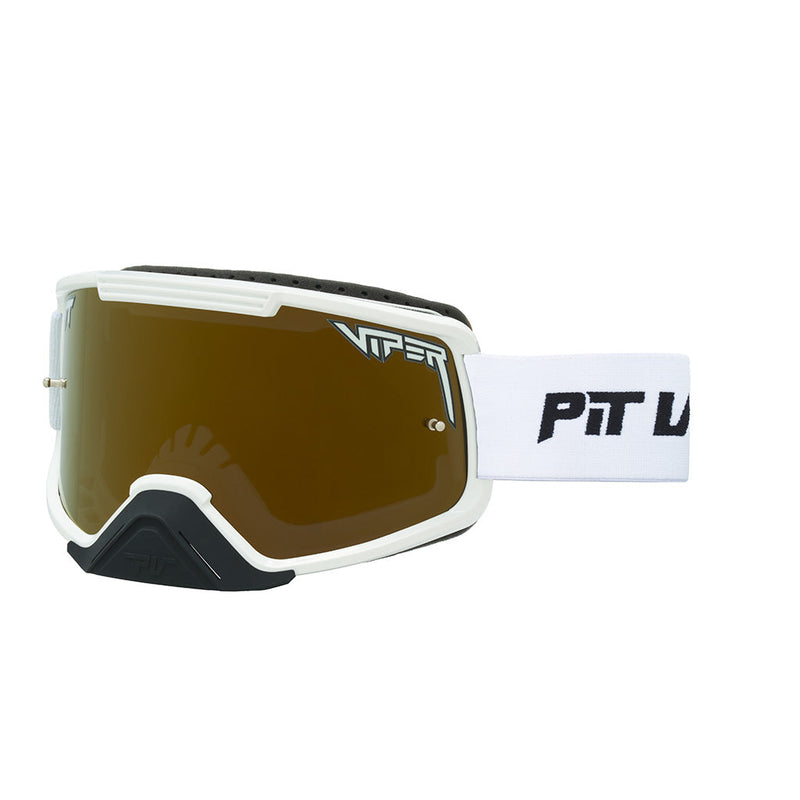 Gold / Large | side_view.JPG | The Miami Nights Brapstrap Moto Goggle from Pit Viper
