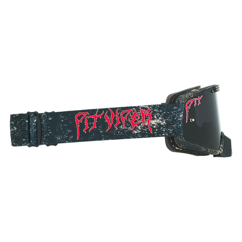 Smoke / Small | even_more_side_view.JPG | The Reign in Mud Brapstrap Moto Goggle Small from Pit Viper