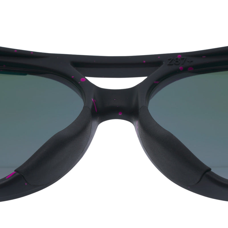 Polarized Z87+ Purple | gotcha_nose.JPG | The Ignition Exciters with a Polarized Z87+ Purple lens from Pit Viper Sunglasses