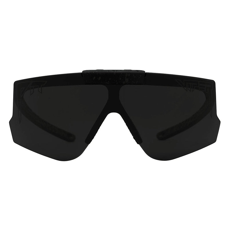 Smoke / Regular | full_frontal.JPG | Front view of The Blacking Out Flip-Offs 2.0 with smoke / regular lens on white background