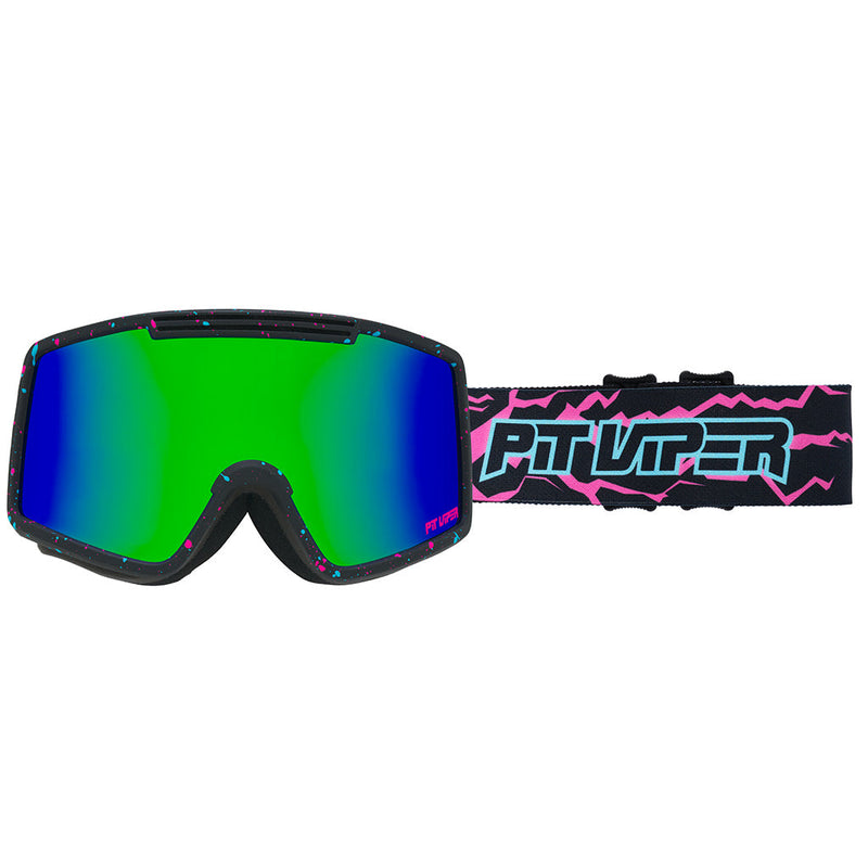 Blue-Green / Small | side_view.JPG | The Midnight Small French Fry Goggles from Pit Viper Sunglasses