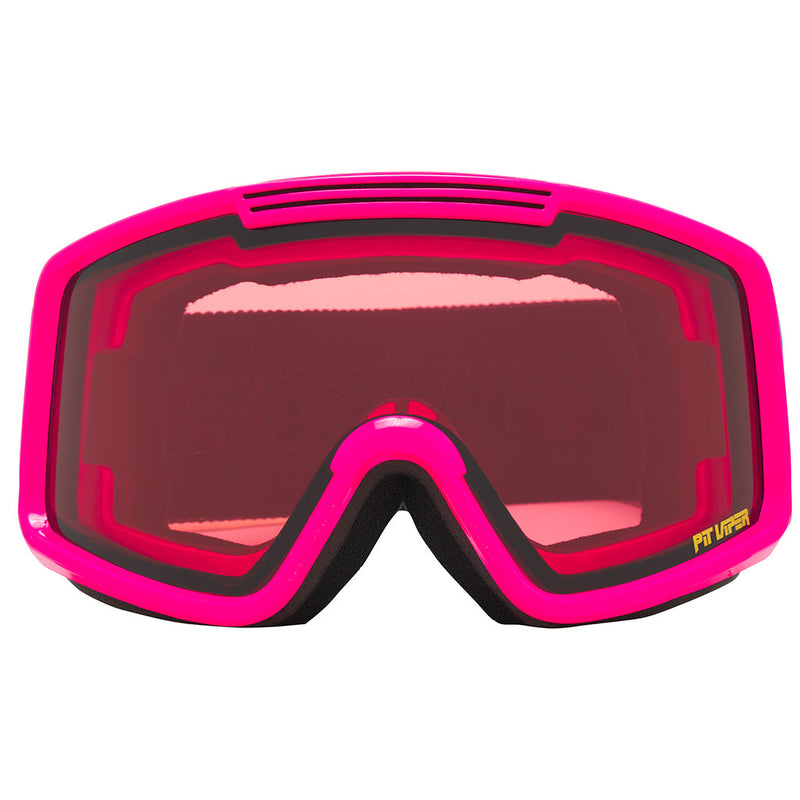 Rose / Small | full_frontal.JPG | The Party Mountain French Fry Ski & Snowboard Goggle from Pit Viper