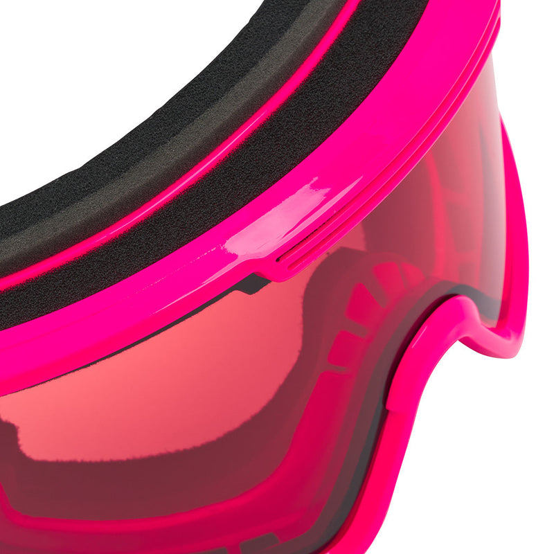 Rose / Small | im_ready_for_my_closeup.JPG | The Party Mountain French Fry Ski & Snowboard Goggle from Pit Viper