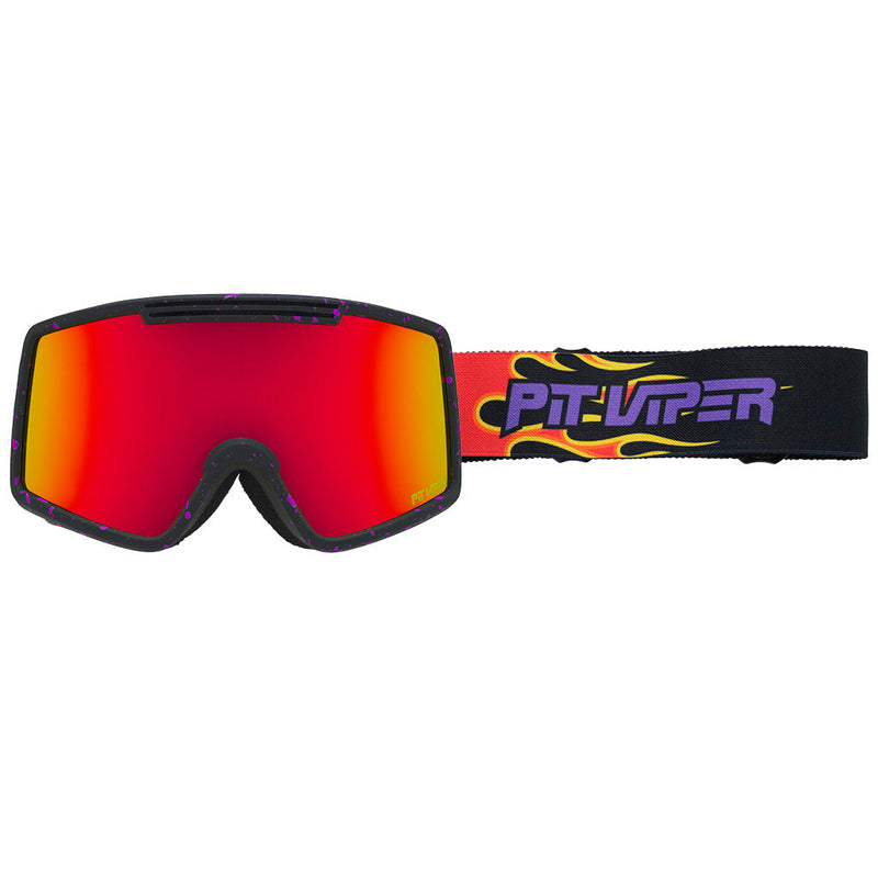 Red / Small | side_view.JPG | The CombustionFrench Fry Goggles from Pit Viper Sunglasses