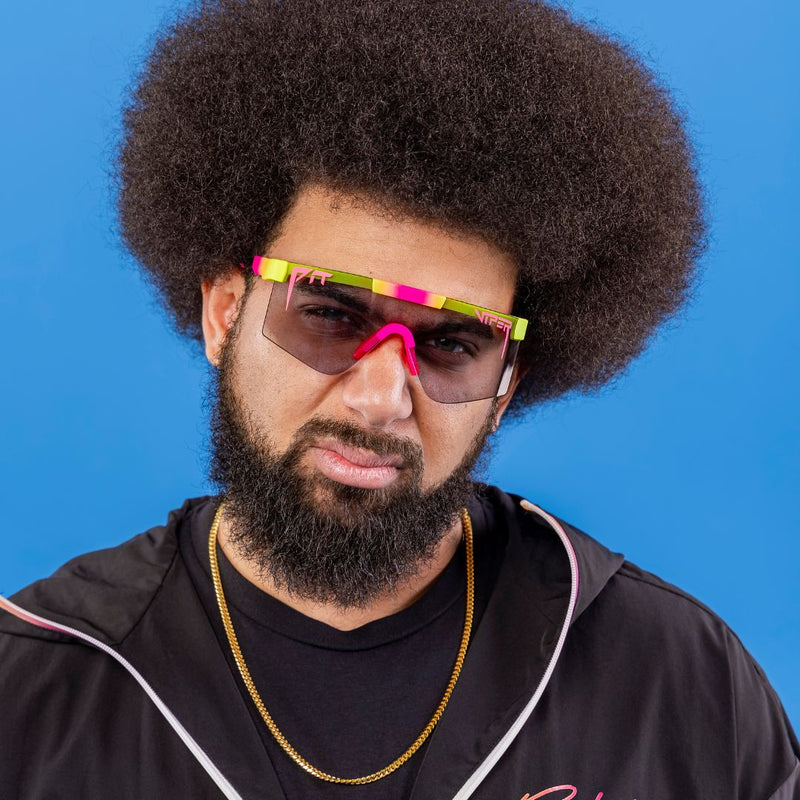 / Photochromic Smoke | photo_of_person.JPG | The Italo 2000 Photochromic Smoke Lens from Pit Viper Sunglasses