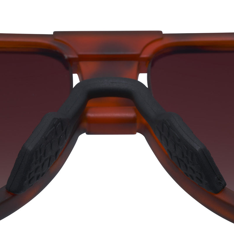 / Polarized Brown Fade | gotcha_nose.JPG | The Landlocked Jethawk, aviator style sunglasses with a polarized fade lens from Pit Viper