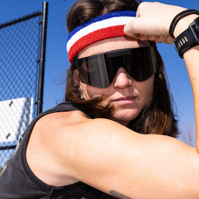 Smoke / Regular | photo_of_person.JPG | The Blacking Out Flip Off 2.0 sunglasses from Pit Viper