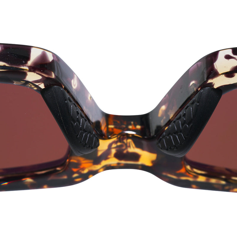 / Brown | gotcha_nose.JPG | The Desert Tortoise Low Bones, square style sunglasses from Pit Viper
