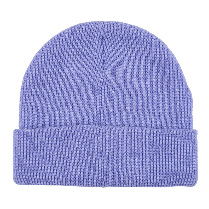 | it_the_back.JPG | A photo of a purple beanie laying flat against a white background