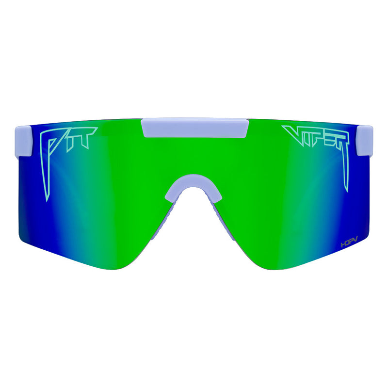 HDPV Polarized Blue-Green / Regular | full_frontal.JPG | The Moontower Original Regular, shield style sunglasses from Pit Viper, polarized sunglasses from Pit Viper