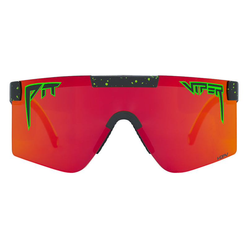 HDPV Polarized Orange / Regular | full_frontal.JPG | The Monster Bull Original Regular, shield style sunglasses from Pit Viper, polarized sunglasses from Pit Viper