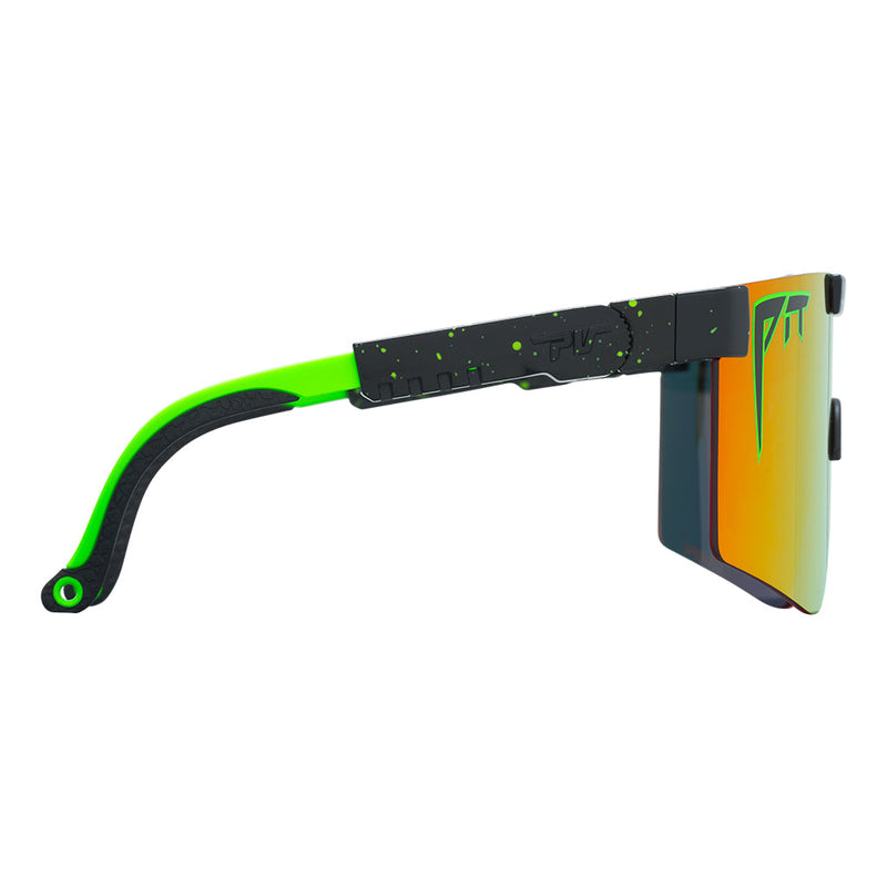 HDPV Polarized Orange / Regular | even_more_side_view.JPG | The Monster Bull Original Regular, shield style sunglasses from Pit Viper, polarized sunglasses from Pit Viper