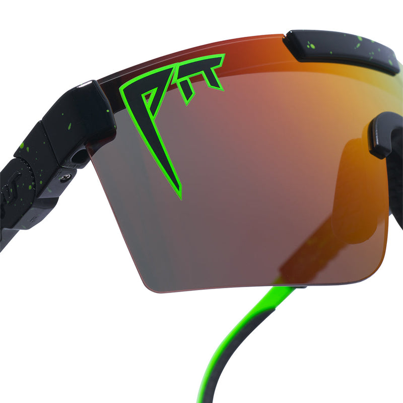 HDPV Polarized Orange / Regular | im_ready_for_my_closeup.JPG | The Monster Bull Original Regular, shield style sunglasses from Pit Viper, polarized sunglasses from Pit Viper