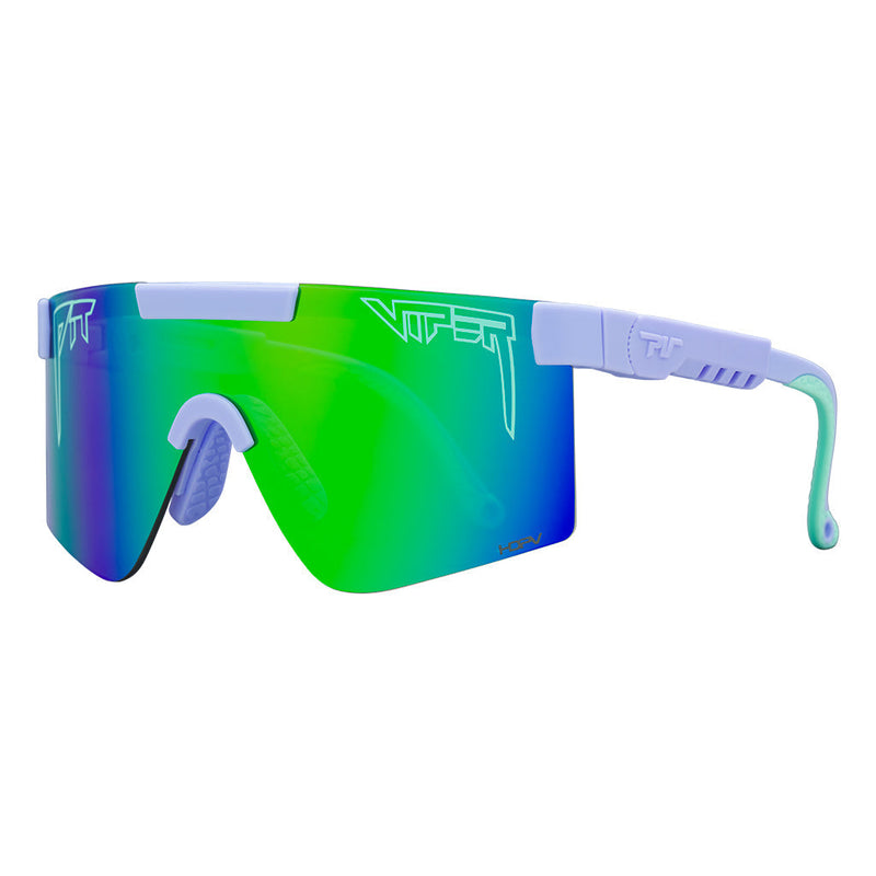 HDPV Polarized Blue-Green / Regular | side_view.JPG | The Moontower Original Regular, shield style sunglasses from Pit Viper, polarized sunglasses from Pit Viper