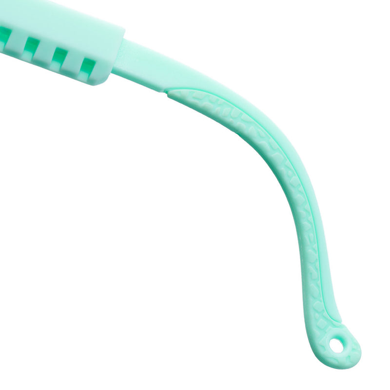 HDPV Polarized Pink / Regular | wow_its_an_earpiece.JPG | The Oral Exam Original Regular, shield style sunglasses from Pit Viper, polarized sunglasses from Pit Viper
