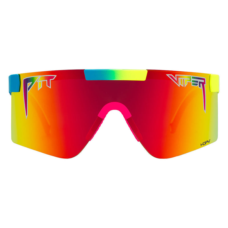 HDPV Polarized Rainbow / Regular | full_frontal.JPG | The Pride Original Regular, shield style sunglasses from Pit Viper, polarized sunglasses from Pit Viper