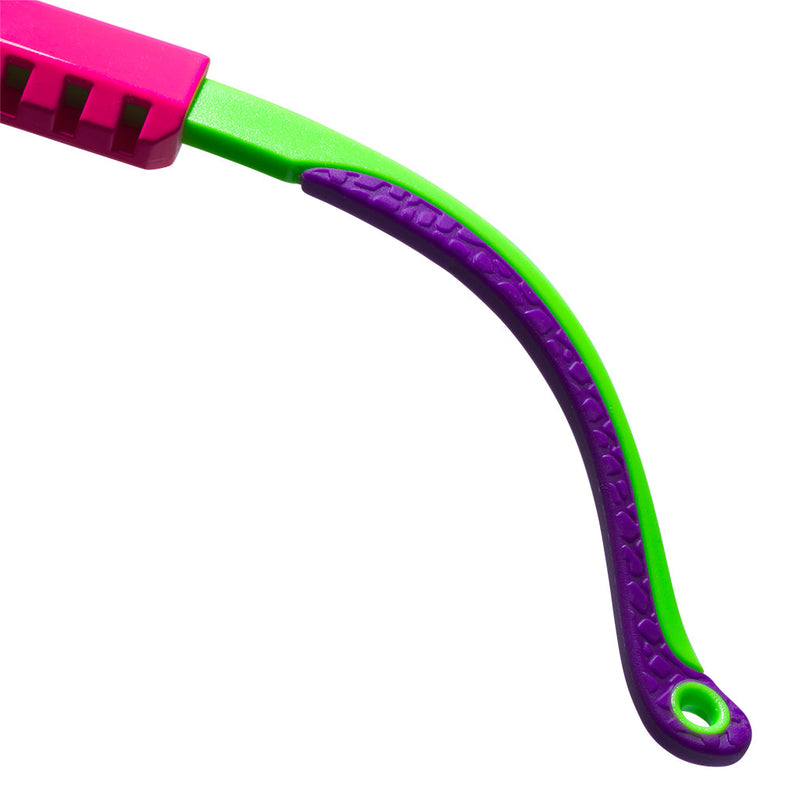 HDPV Polarized Rainbow / Regular | wow_its_an_earpiece.JPG | The Pride Original Regular, shield style sunglasses from Pit Viper, polarized sunglasses from Pit Viper