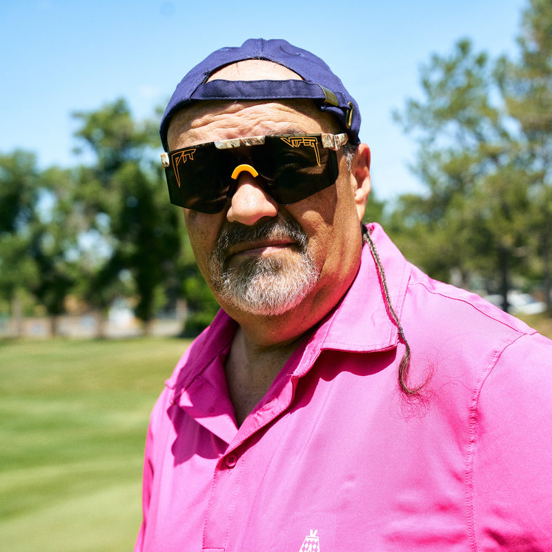 BALL-ISTIC™ Smoke / Regular | photo_of_person.JPG | The Actualbush Original 2.0, military grade sunglasses from Pit Viper