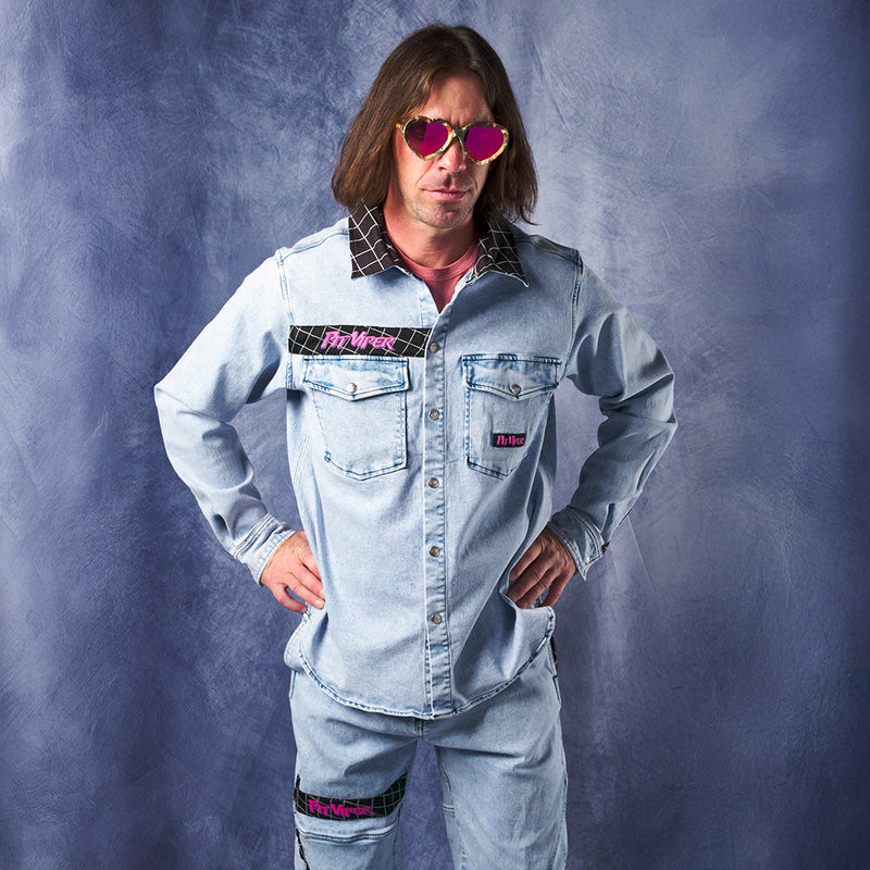 | this_is_dave.JPG | The Surge Matrix Sport Denim Button Down from Pit Viper