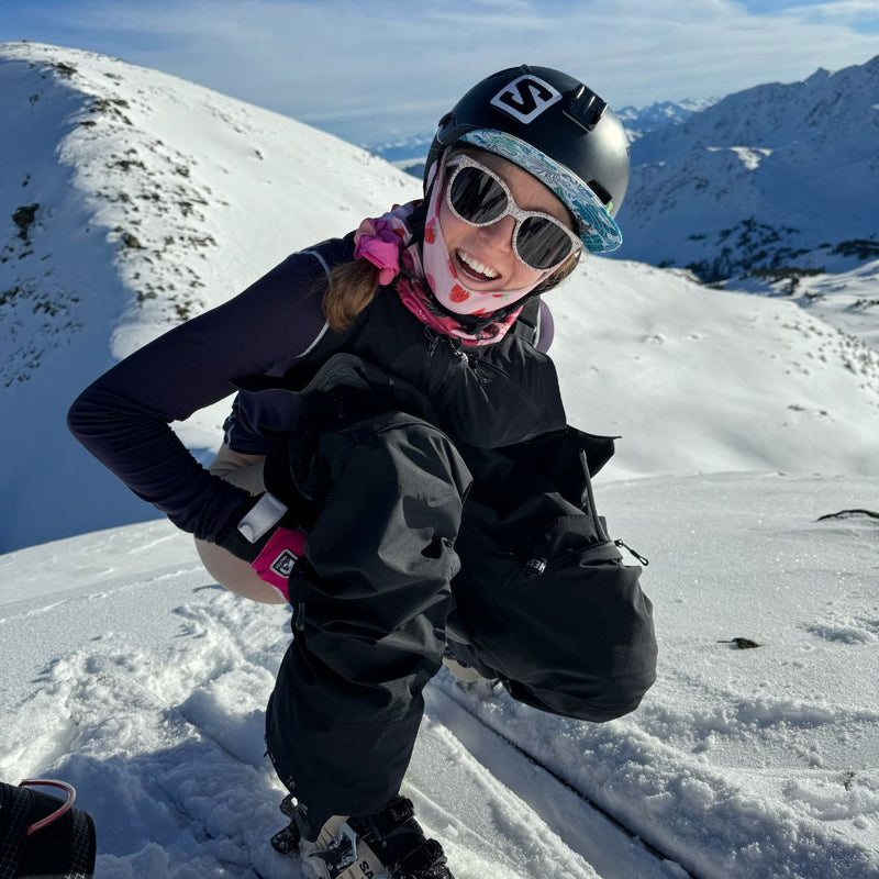 / Smoke | photo_of_person.JPG | Women wearing The Schist Fondue with a Smoke lens from Pit Viper Sunglasses