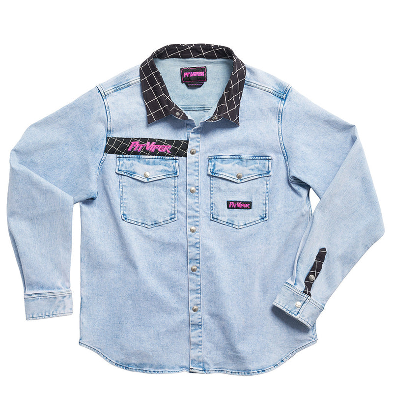 | full_frontal.JPG | The Surge Matrix Sport Denim Button Down from Pit Viper