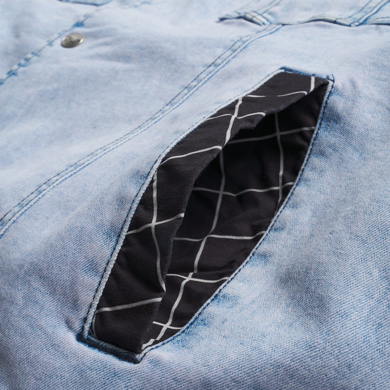 | even_more_details.JPG | The Surge Matrix Sport Denim Reversible Jacket from Pit Viper