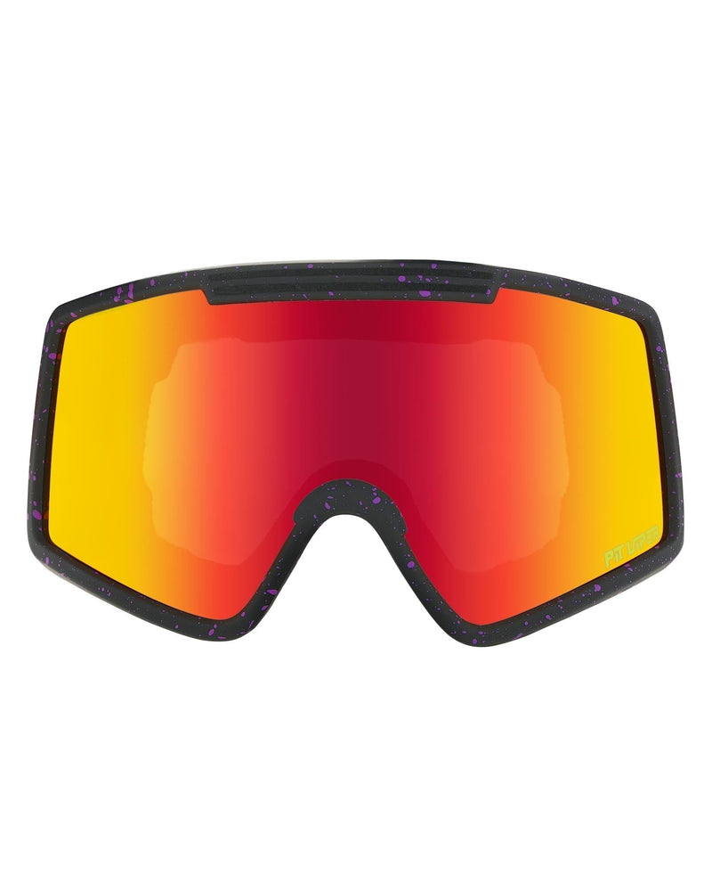 Red / Small | full_frontal.JPG | The CombustionFrench Fry Goggles from Pit Viper Sunglasses