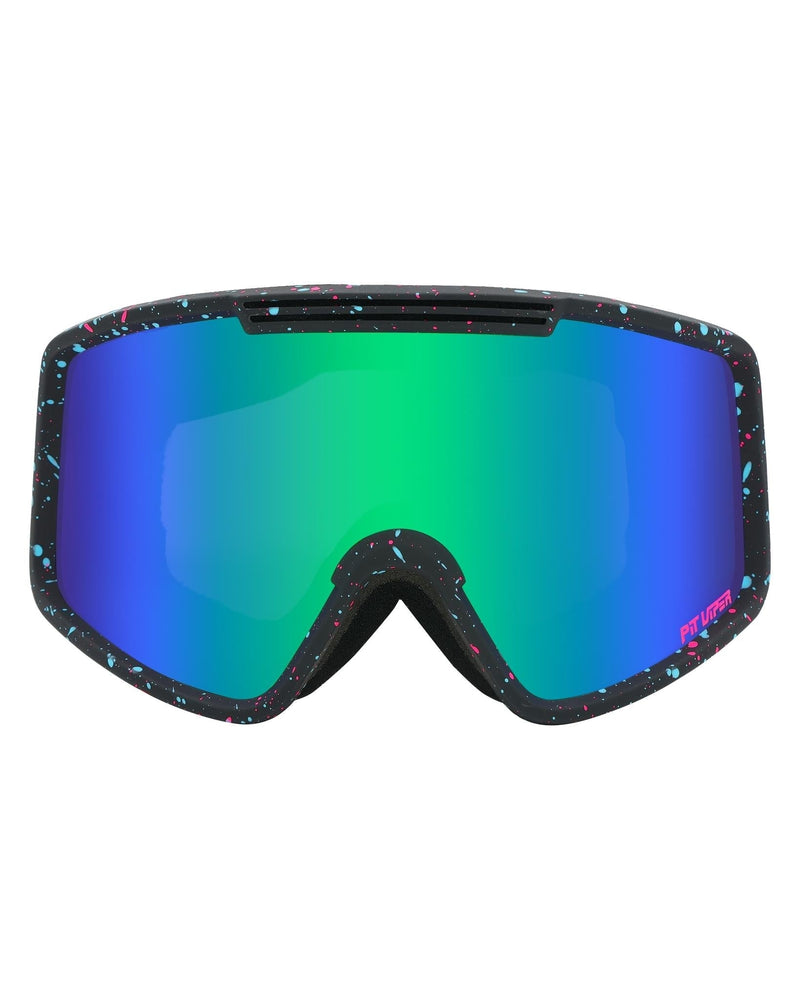 Blue-Green / Large | full_frontal.JPG | The Midnight Small French Fry Goggles from Pit Viper Sunglasses