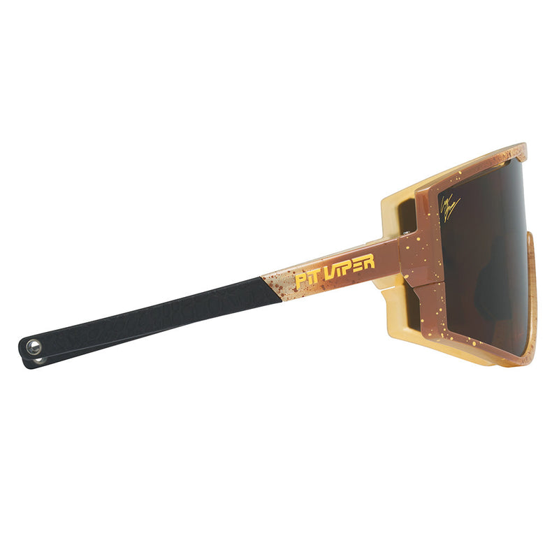 / HDPV Polarized Brown | even_more_side_view.JPG | The Brown Town Try-Hard, polarized sunglasses from Pit Viper