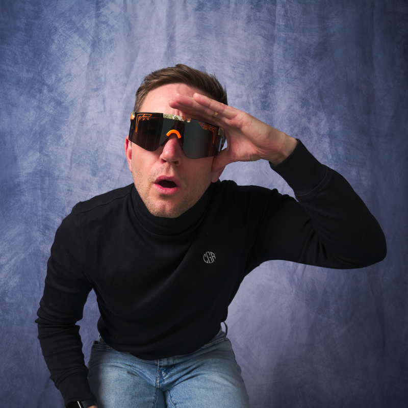BALL-ISTIC™ Smoke / Regular | photo_of_person.JPG | The Actualbush Original 2.0, military grade sunglasses from Pit Viper