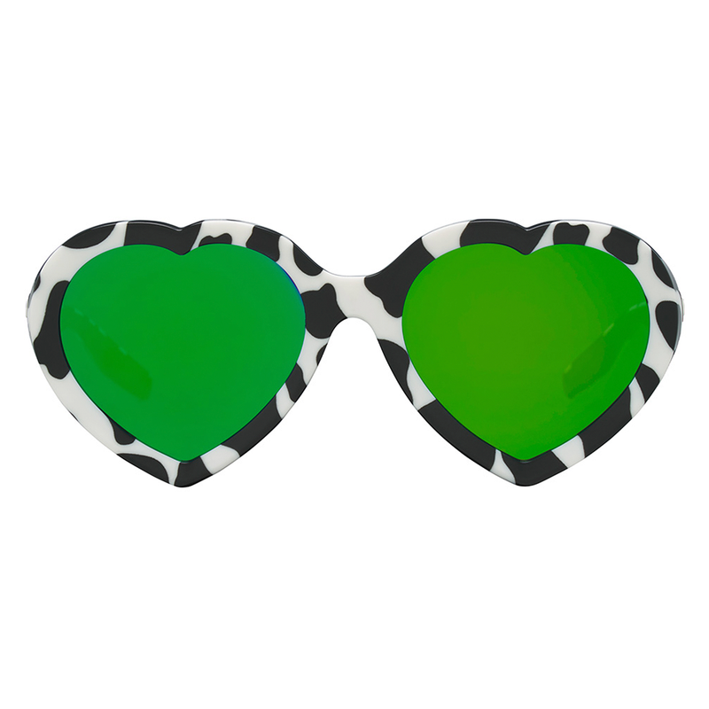  | full_frontal.JPG | The Cowabunga Admirer from Pit Viper Sunglasses, cow-print sunglasses