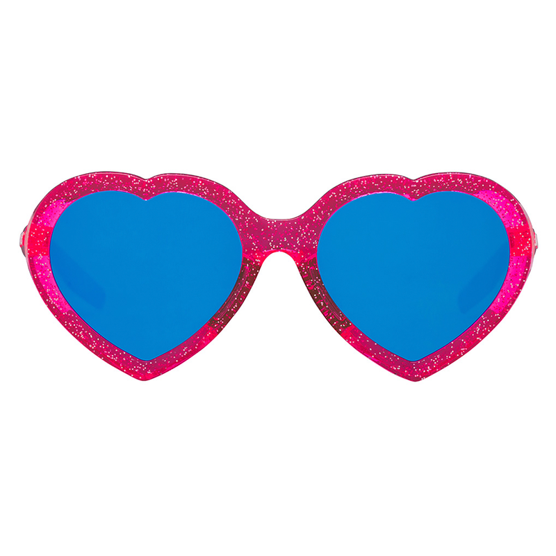  | sure.JPG | The Dragonfruit Jellies Admirer from Pit Viper, glittery pink jelly frame sunglasses