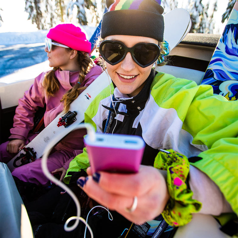/ Smoke | photo_of_person_2.JPG | Woman going skiing with The Blacking Out Admirer from Pit Viper Sunglasses