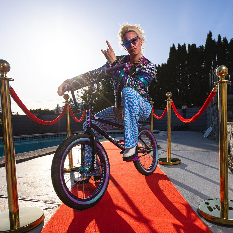  | photo_of_person_2.JPG | Person on a BMX Bike wearing The Aquamarine Showroom from Pit Viper Sunglasses