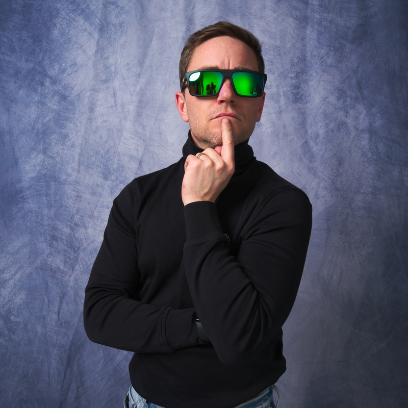 / HDPV Polarized Blue-Green | photo_of_person.JPG | The Bio Exec Turboshaft, polarized sunglasses from Pit Viper