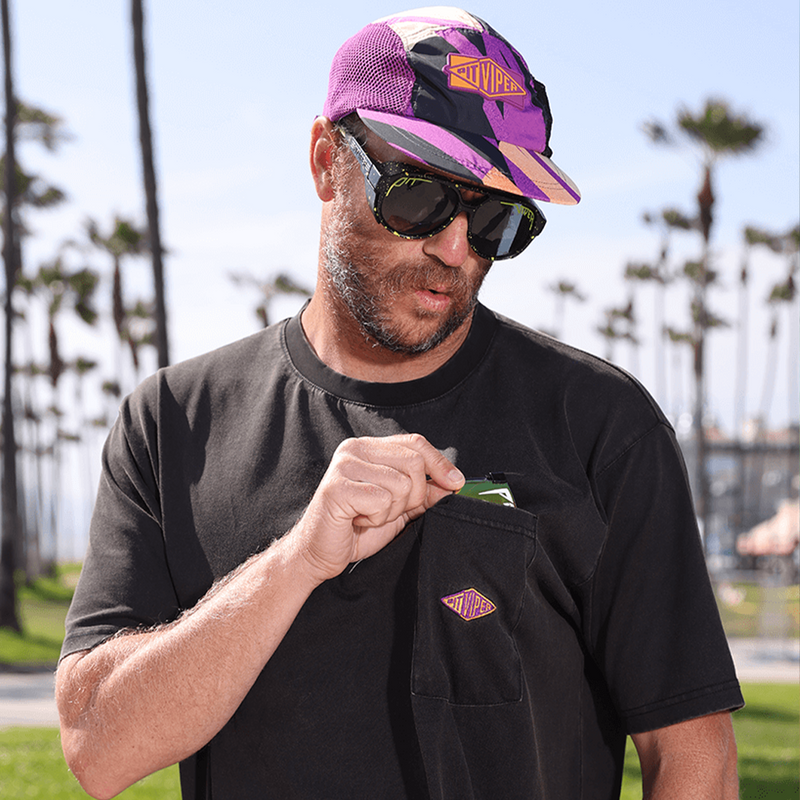 / Polarized Z87+ Smoke | AHHHHHHH.JPG | Man wearing the Cosmos Exciters from Pit Viper Sungasses