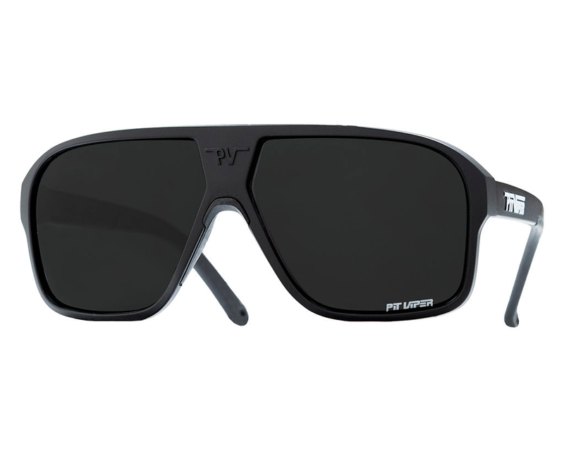 / Polarized Smoke | side_view.JPG | The Exec Flight Optics with a polarized smoke lens from Pit Viper Sunglasses