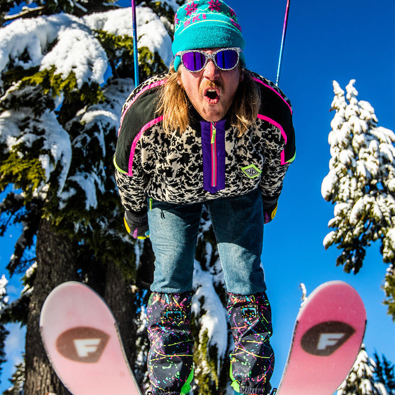 / Purple | tired.JPG | Man skiing wearing Pit Viper Sunglasses