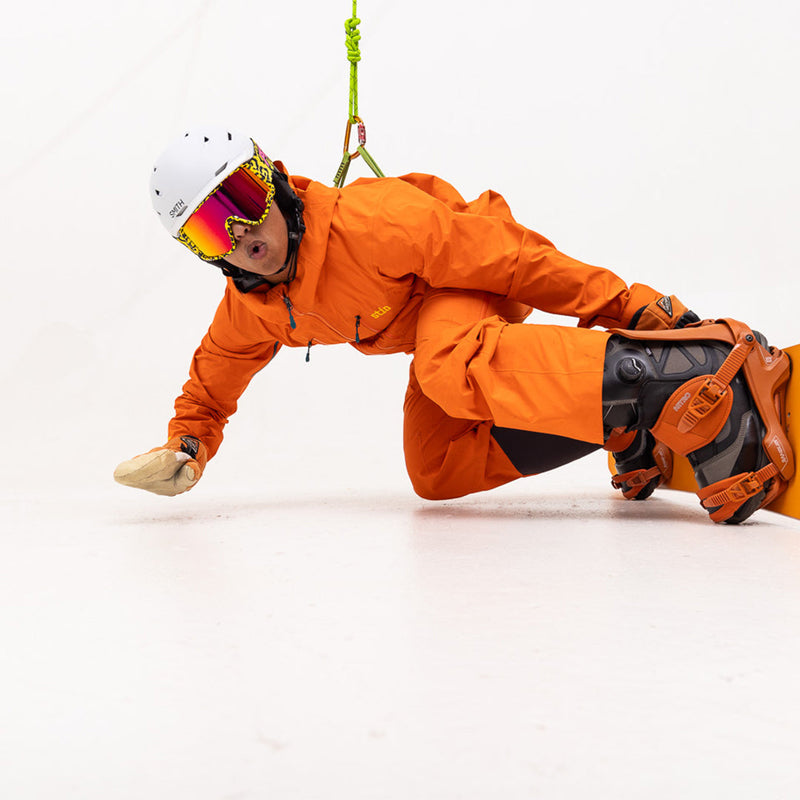 Pink-Purple / Large | AHHHHHHHHH.JPG | Person snowboarding wearing the Carnivore French Fry Goggles from Pit Viper Sunglasses