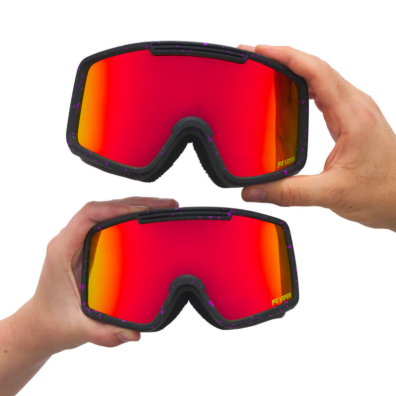 Red / Large | small_&_large.JPG | The CombustionFrench Fry Goggles from Pit Viper Sunglasses