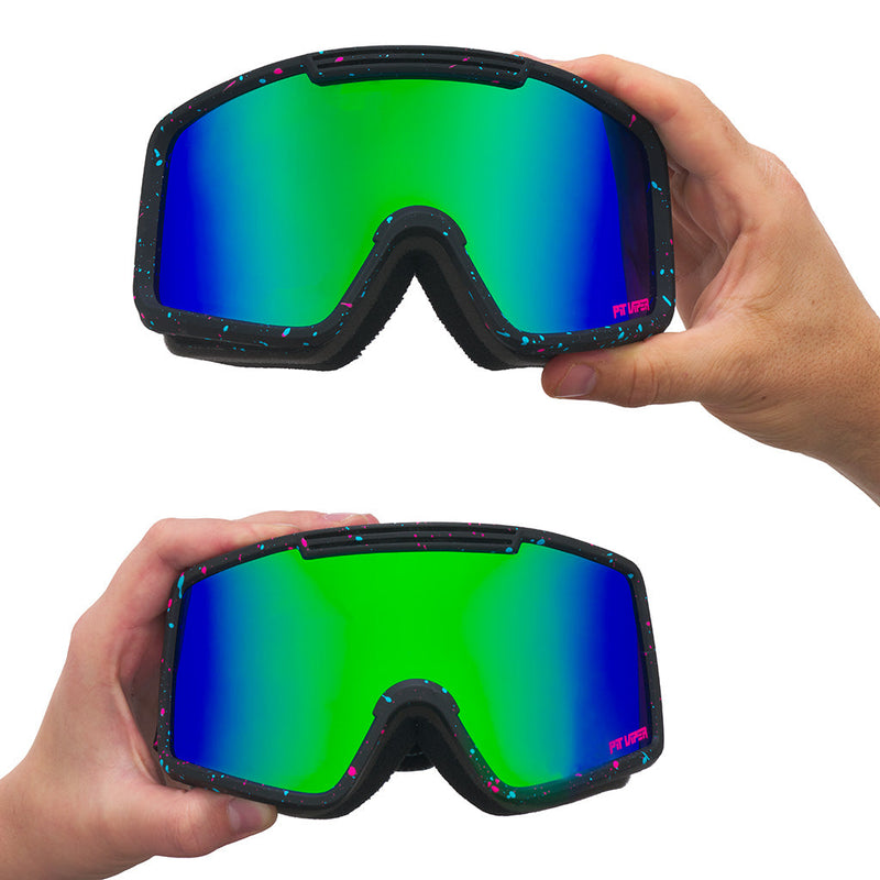 Blue-Green / Large | corn_dog.JPG | The Midnight Small French Fry Goggles from Pit Viper Sunglasses