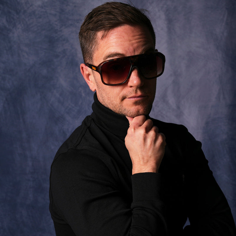 / Brown Fade | photo_of_person_2.JPG | The Landlocked Flight Optics By Pit Viper Sunglasses