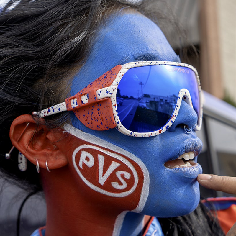 / Z87+ Blue | stevehandjobs_privatefile.JPG | The Merika Grand Prix with a Z87+ Blue Lens from Pit Viper Sunglasses