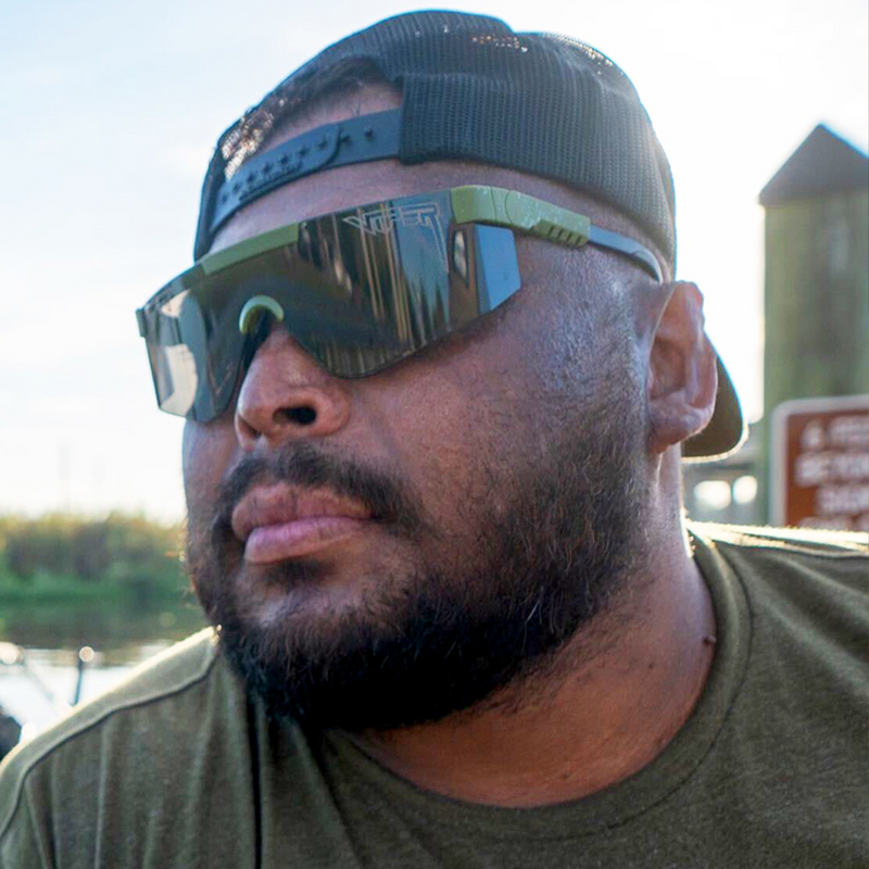 / BALL-ISTIC™ Smoke | for_your_eyes_only.JPG | Man staring into the abyss wearing Pit Viper Sunglasses