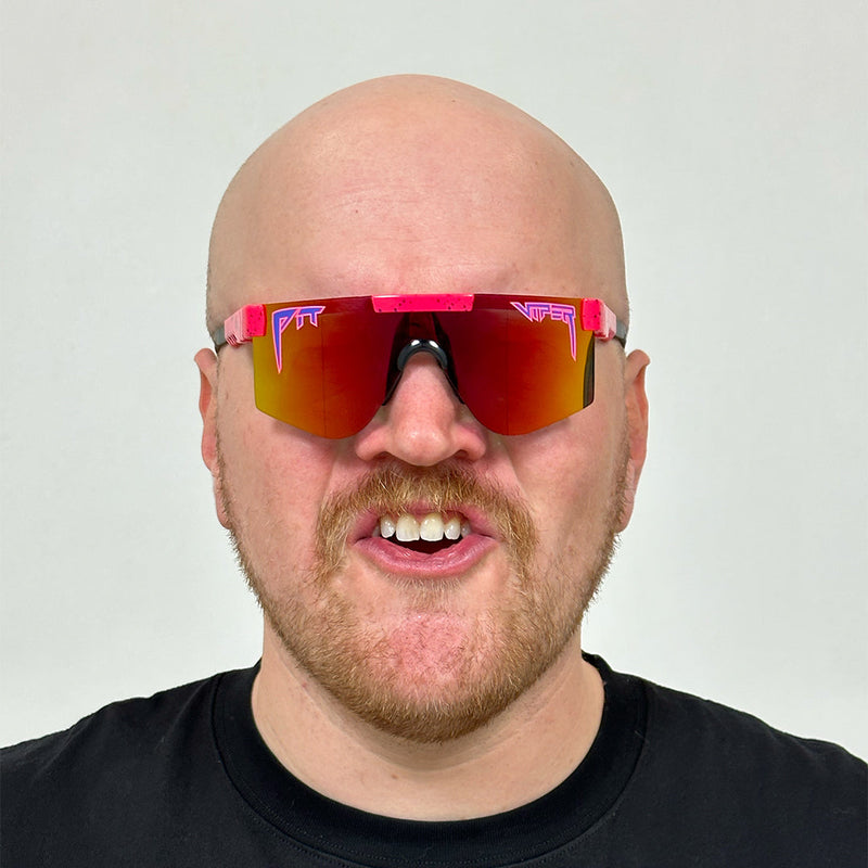 / Rainbow | AHHHHHHHHHHH.JPG | Adult male wearing The Radical XS from Pit Viper Sunglasses
