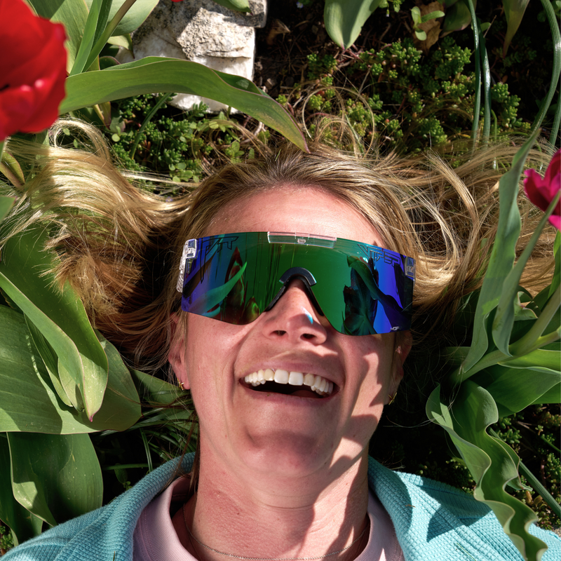 HDPV Polarized Blue-Green / Regular | photo_of_person_2.JPG | The Bio Clear Original 2.0, polarized sunglasses from Pit Viper